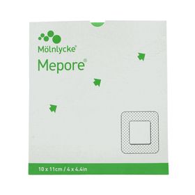 MEPORE Wundverband 10x11 cm steril
