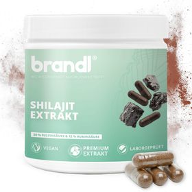 brandl® Shilajit Kapseln | 500mg Extrakt mit Fulvinsäure & Huminsäure