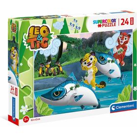 clementoni Puzzle Leo und Tig auf dem Wasser maxi 24 Teile