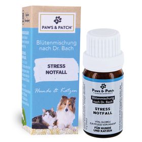 PAWS&PATCH Blütenmischung nach Dr. Bach STRESS NOTFALL für Hunde und Katzen