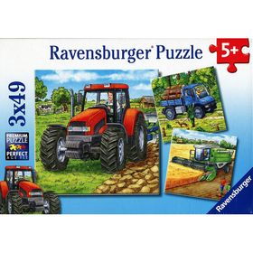 ravensburger Landmaschinen-Puzzle 3x49 Teile