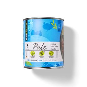 Hunde Nassfutter Pute mit Quinoa, Rote Beete & Fenchel