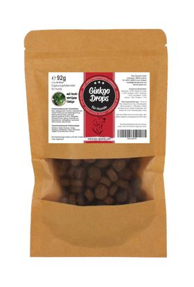 TierGlück Ginkgo Drops mit Mistel, Rosmarin & Kurkuma für Hunde