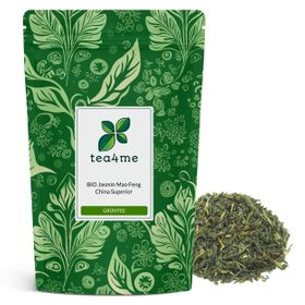 tea4me BIO Jasmin Mao Feng Grüntee aus China Superior Topgrown