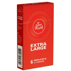 LoveMatch *Extra Large* breitere Kondome in Rundfolien