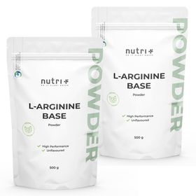 nutri+ L-Arginin Base Pulver 2x 500g - Aminosäure