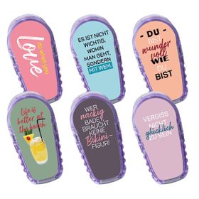 Diasticker® Dexcom G6 Stickerset "Lebensmotto"