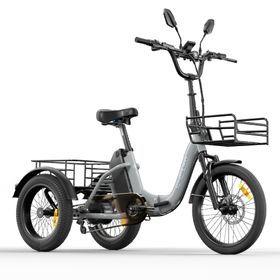 CYSUM AG1 PRO Elektrisches Lastendreirad, 48V 20Ah Akku, Gepäckkörbe vorne und hinten