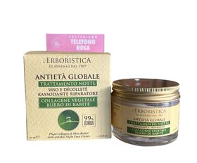 L'Erboristica Anti Falten Nachtcreme für Gesicht und Dekollete