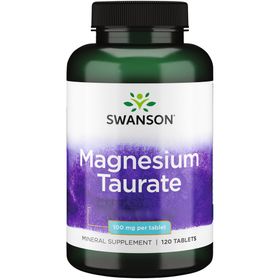 Swanson, Magnesium Taurate, glutenfreie Tabletten