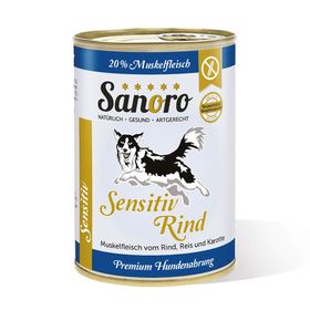 Sanoro - Sensitiv Rind Menü mit Reis* und Karotte*