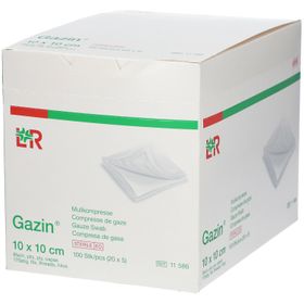 Lohmann & Rauscher Gazin Mullkompressen steril 8- fach 17- fädig 10 x 10 cm