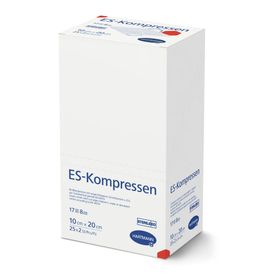 Hartmann ES Mullkompressen steril 20 cm, 17-fädig, 8-fach