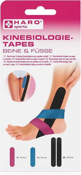 Haro Kinesiologietapes Beine und Füße