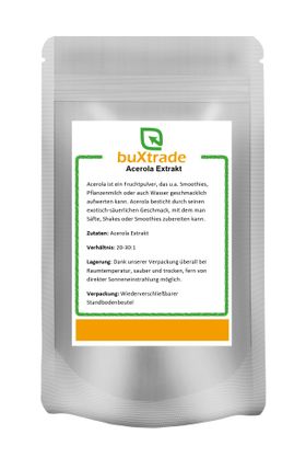 buXtrade Acerola Extrakt Pulver