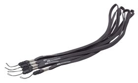 Schweizer Lanyard Anthrazit 5er Packung zum Umhängen