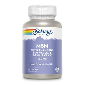 Solaray MSM 750 mg mit Curcuma+Weihrauch+Teufelskralle