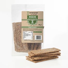 KETOFAKTUR® Knäckebrot Hanf & Kräuter