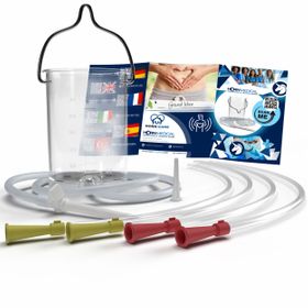 Horn Medical Einlaufbecher mit Irrigator-Set & 4 Darmrohren