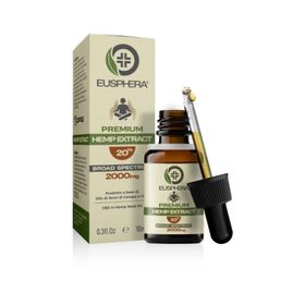 CBD Öl - Hanfextraktöl 20% – Hochdosiertes Vollspektrum Premium | Hemp Extract - Eusphera