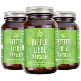 BitterLiebe - Bitterstoffe Kapseln - Bittertropfen als Kapsel ohne Alkohol - für Dein Wohlbefinden