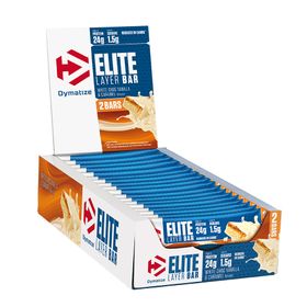 DYMATIZE Protein Riegel Elite Layer Bar White Choc Vanilla & Caramel