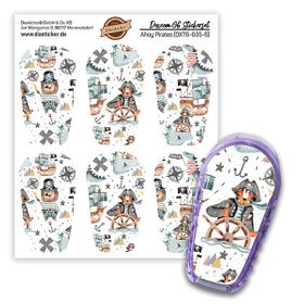 Diasticker® Dexcom G6 Stickerset "Ahoy Pirates"