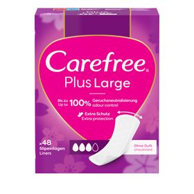 Carefree - Slipeinlagen "Plus Large ohne Duft"