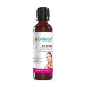 Bioherba Gesichtsöl für Glattere und Elastischere Haut mit Lavendel und Rosmarin