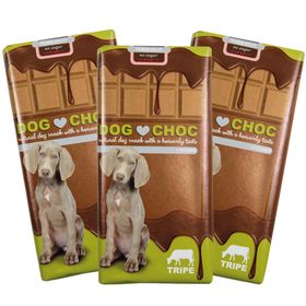 DOG CHOC - Hundeschokolade mit Pansen - Schokolade speziell für Hunde!