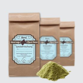 Hand aufs Pferd/Hund Zahn Kräuter