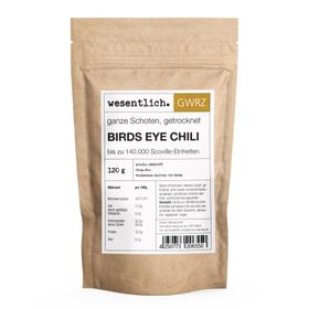 Bird's Eye Chili, ganze Schoten, getrocknet von wesentlich.