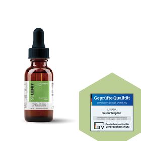 LIVIADA Selen Tropfen - Essenzieller Zellschutz & Immunsystem-Booster, 50 μg Selen / Tropfen