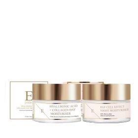 ErthSkin London Tagescreme mit Hyaluronsäure und Kollagen + Nachtfeuchtigkeitscreme set