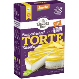 Bauckhof Torte Käse Sahne Backmix glutenfrei