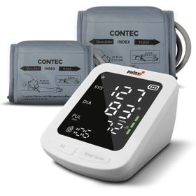Pulox BP-100 - Oberarm-Blutdruckmessgerät inkl. 2 Manschetten