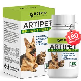 Artipet © Gelenknahrungsergänzung für Hunde und Katzen mit Glucosamin und Chondroitin