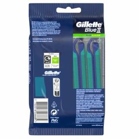 Gillette Blue II Plus Slalom Einwegrasierer 10er