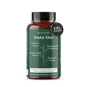 Nullure Testosteron – mit Maca Tribulus Bockshornklee Ashwagandha und Ginseng, 4 Monate