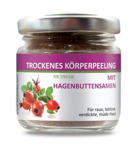 Trockenes Körperpeeling mit Hagenbuttensamen 45 g