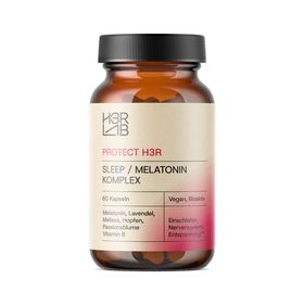 H3R LAB Melatonin Komplex – Lavendel, Melatonin & B-Vitamine für Deine Abendroutine