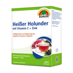 Sunlife Heißer Holunder mit Vitamin C + Zink