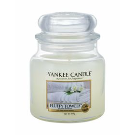 Yankee Candle Duftkerze Fluffy Towels Classic Medium Jar 411g