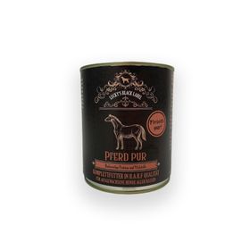 Lucky's Black Label Pferd pur für Hunde