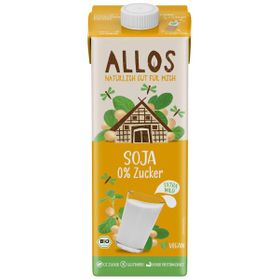 Allos Soja Drink 0% Zucker glutenfrei