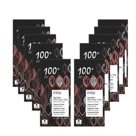 Vivani Bio Edel Bitter Schokolade 100 % Kakao Multipack