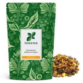 tea4me Orientalischer Apfeltee mit Ingwer Früchtetee mit Ingwer-Orange-Geschmack