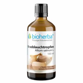 Bioherba Knoblauchtropfen Allium sativum L. Tinktur Extrakt