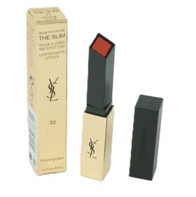 Yves Saint Laurent Rouge pur Couture The Slim Leather Matte Lippenstift Orange Desire 33