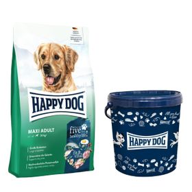 Happy Dog fit & vital Maxi Adult plus Futtertonne für große Hunde